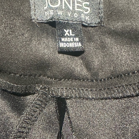 JONES NEW YORK NWT Women’s Black Pants Wide Leg Size XL New With Tags - Picture 4 of 13